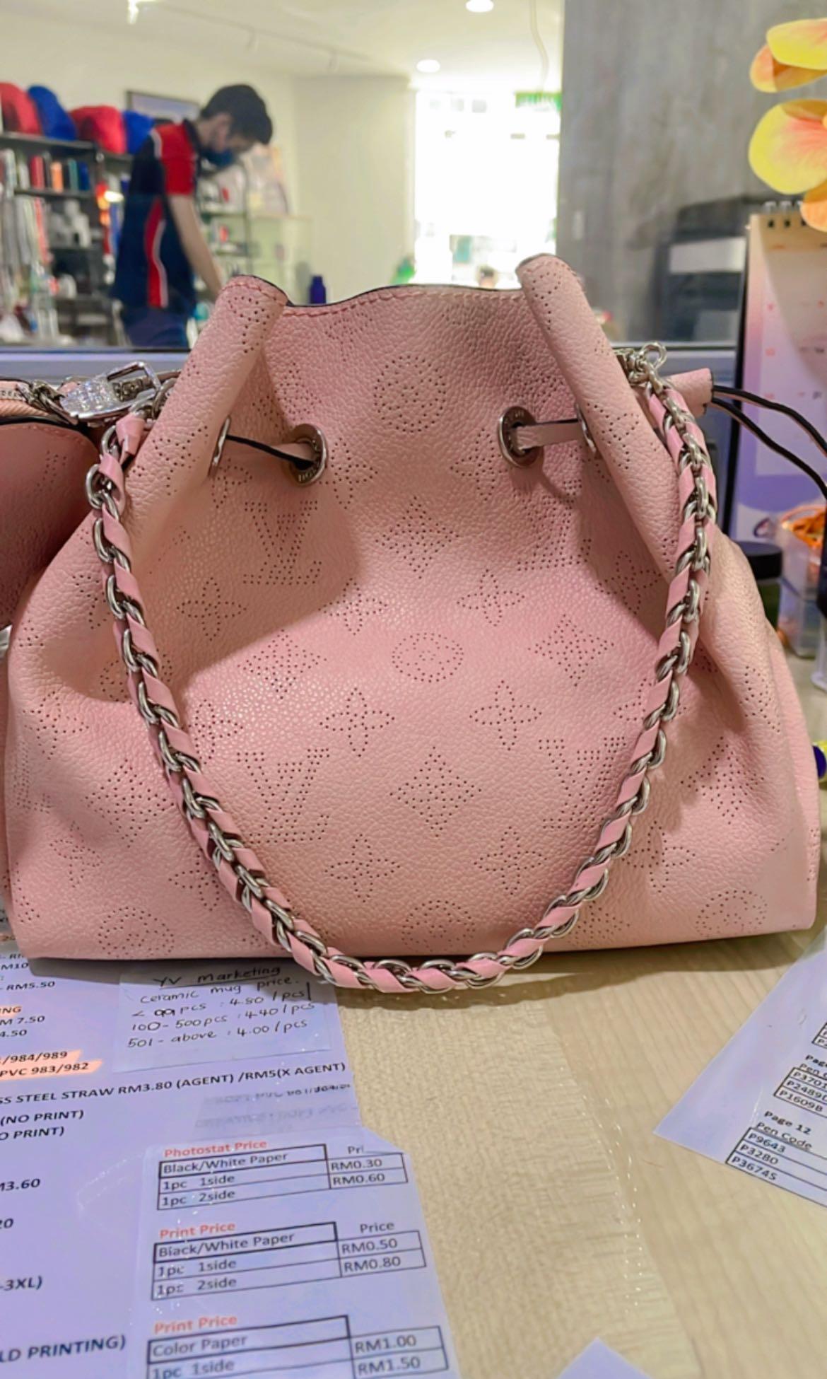 LV Bella bucket bag in mahina