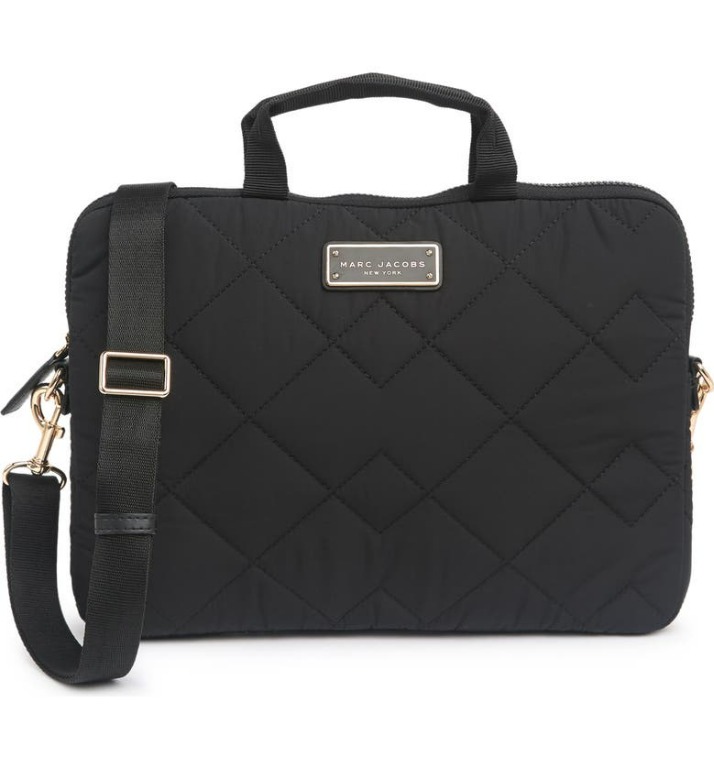 MARC JACOBS Quilted Nylon Laptop Bag, Computers & Tech, Parts