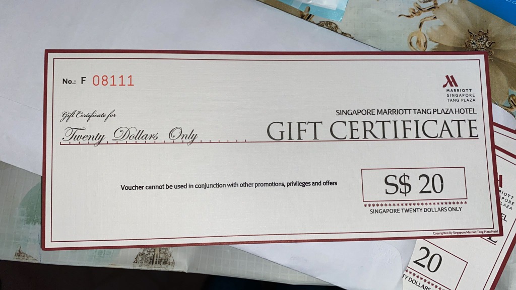 Marriott Hotel Voucher, Tickets & Vouchers, Vouchers on Carousell