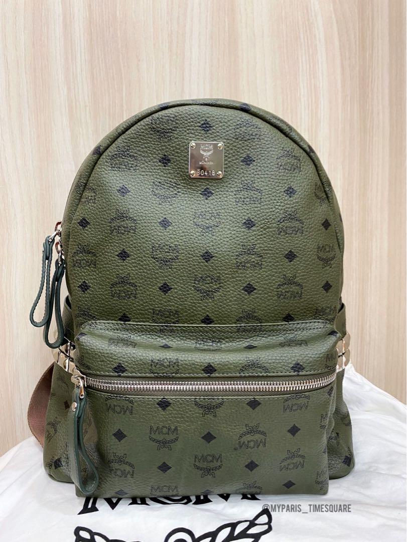 MCM Stark Side Studs Backpack Visetos Large Luxury Bags
