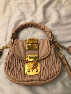 MIU MIU Mini Bow Bag, Luxury, Bags & Wallets on Carousell