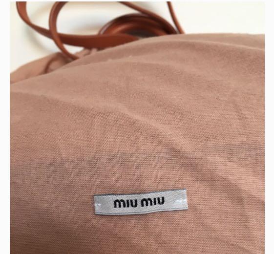 Miu Miu Vitello Lux Bow Bag - Amy Antoinette