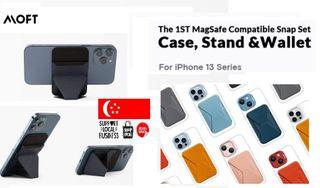 MOFT Snap-On MagSafe Built in Magnet Phone Stand & Wallet for iphone 13 And 12 Series