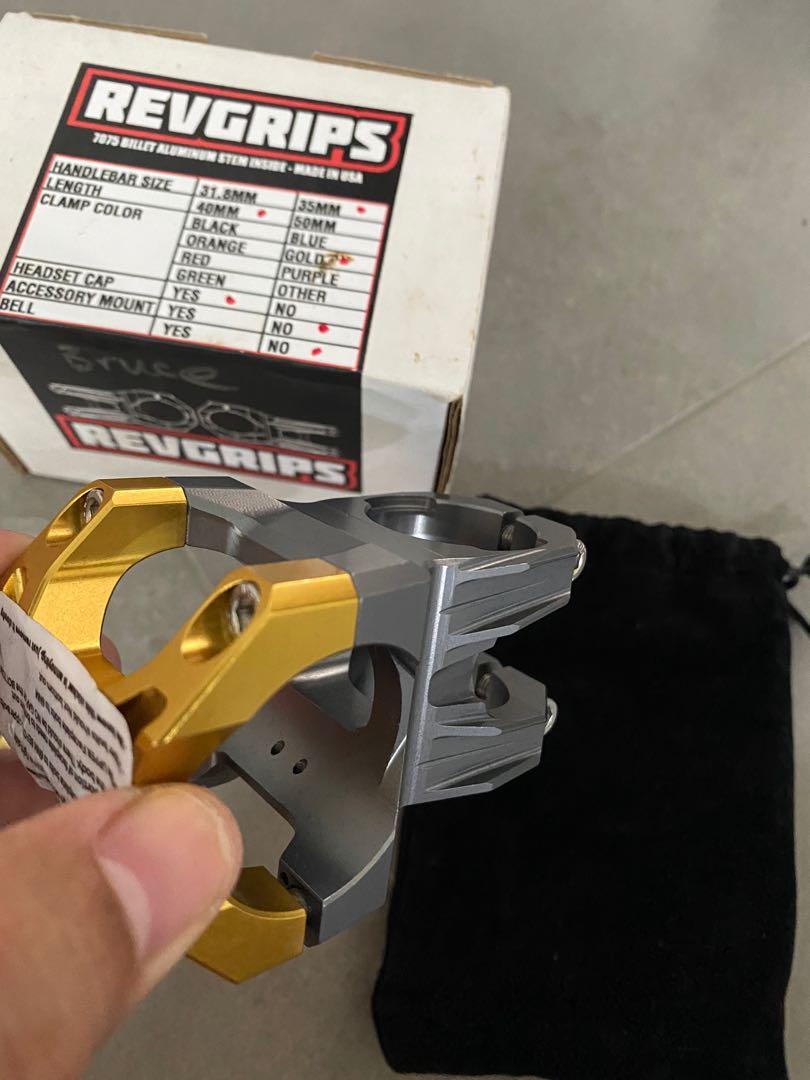 Revgrips stem outlet