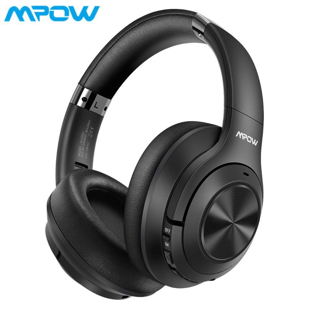 Mpow H21 ANC Headphones Bluetooth 5.0 40 Hours Playtime Active Noise Cancelling Deep Bass HiFi Wireless Headset Audio Headphones Headsets on Carousell