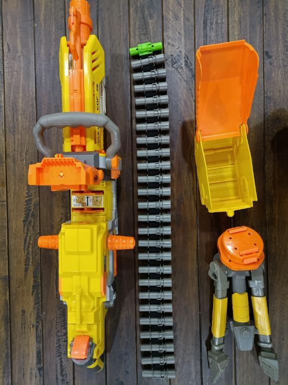 Nerf Vulcan (Category: Action & Battle Toys) located in Singapore. Submitted by primemaster07 (Listing ID 1129872621, Image 8). Description: Nerf Vulcan Been stored and not frequently used but still works wonders! Every stock part and component is included, ammo can, dart belt, tripod, carry handle and the main blaster Payment Terms: Cash (Self Collect) Bank Transfer Shipping: Self-collect @ Woodlands By post is an additional cost. On received pa