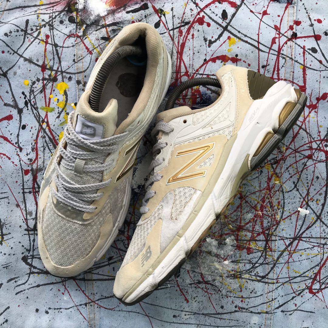 New balance beige gold Sale