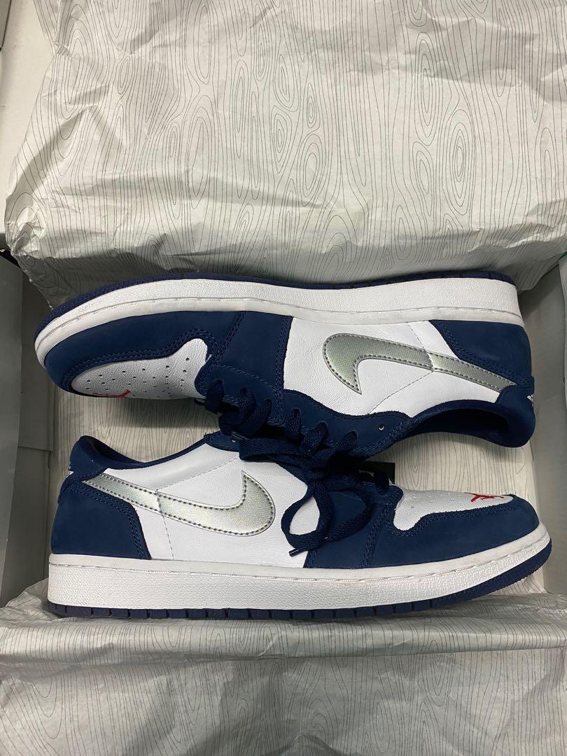 Nike sb air jordan 1 low midnight navy hot sale