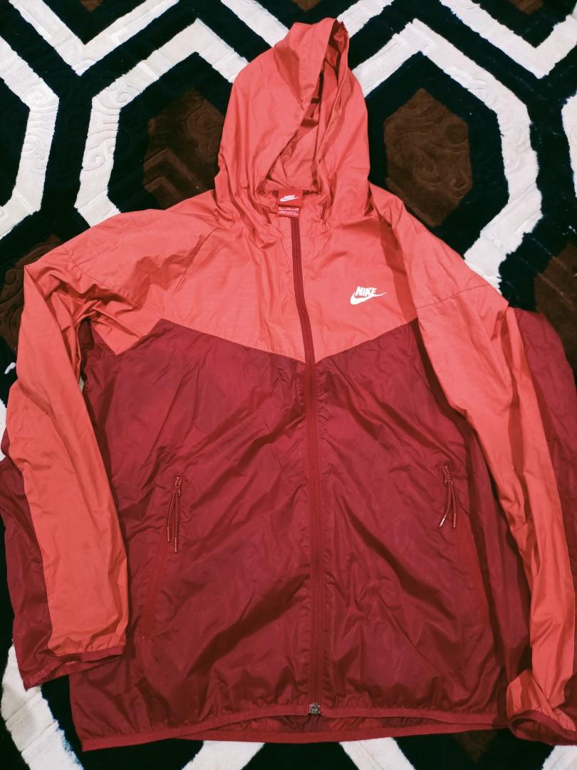 Nike Windbreaker Red Maroon