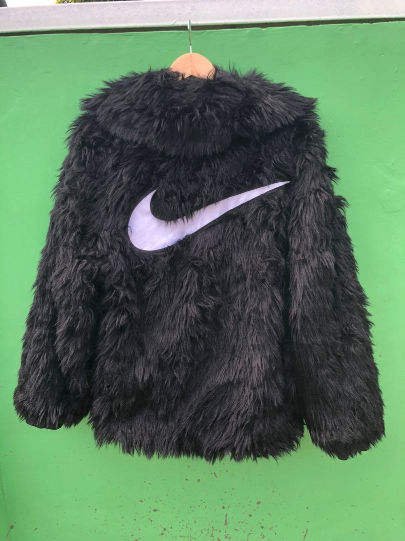 Nike x ambush women s shop reversible faux fur coat