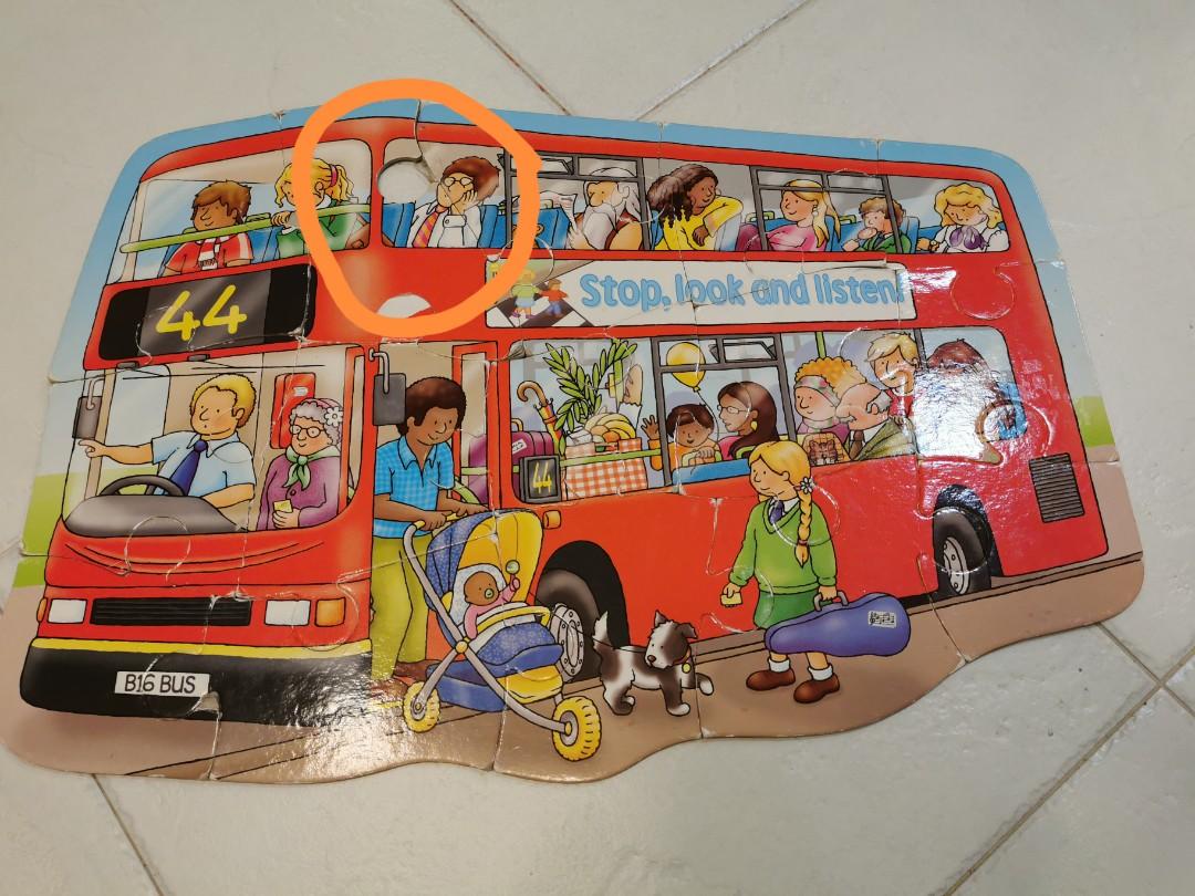 Orchard Toys Big Bus puzzle Hobbies Toys Toys Games on Carousell
