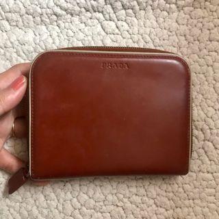 orig prada leather wallet/ purse