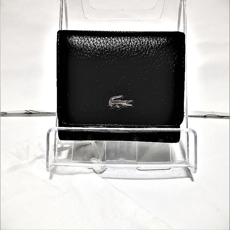 LACOSTE Trifold Wallet w/DUSTBAG, Luxury, Bags & Wallets on Carousell