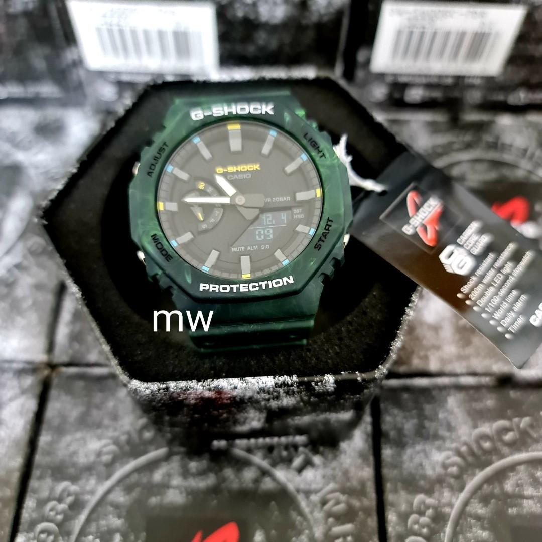 G shock clearance green colour watches