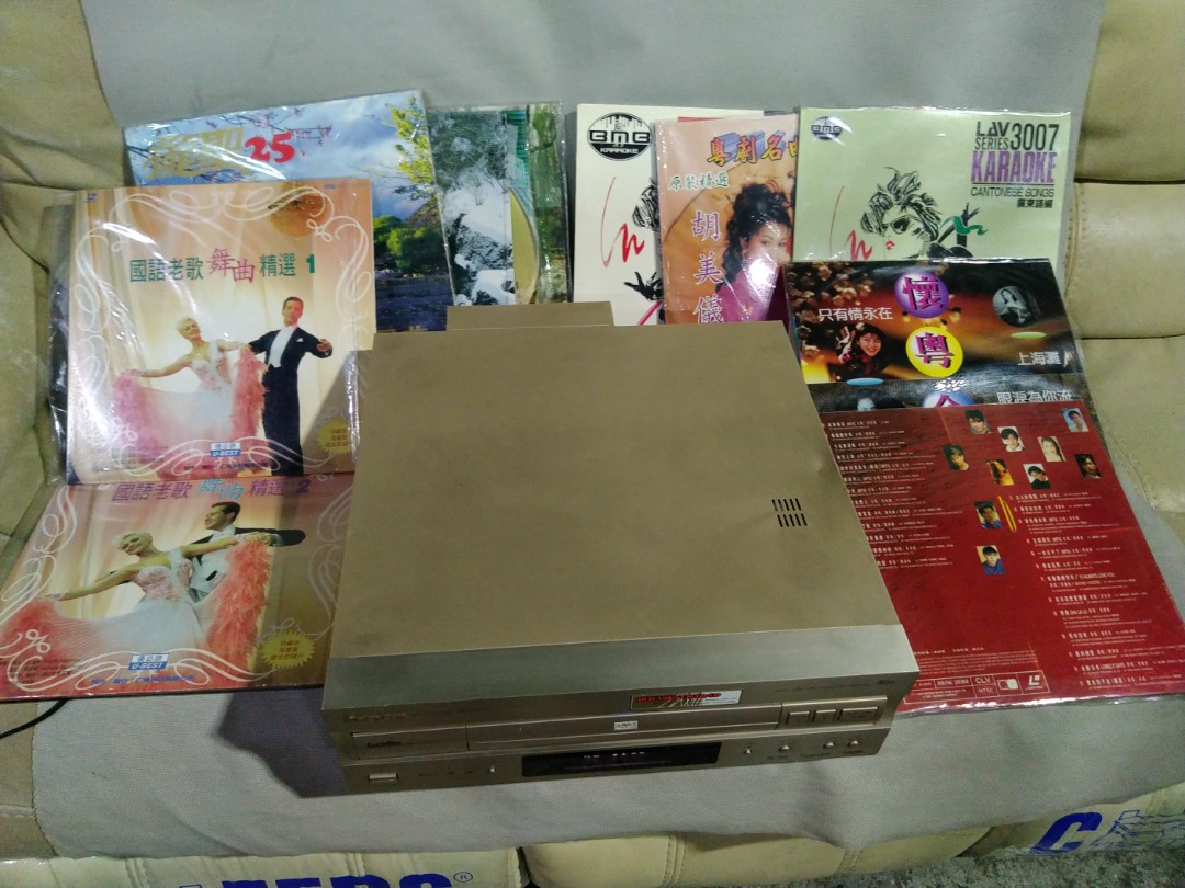 PIONEER DVD LD PLAYER, DVL909 , 24 DISC (it can't read DISC), 電視及其他電器