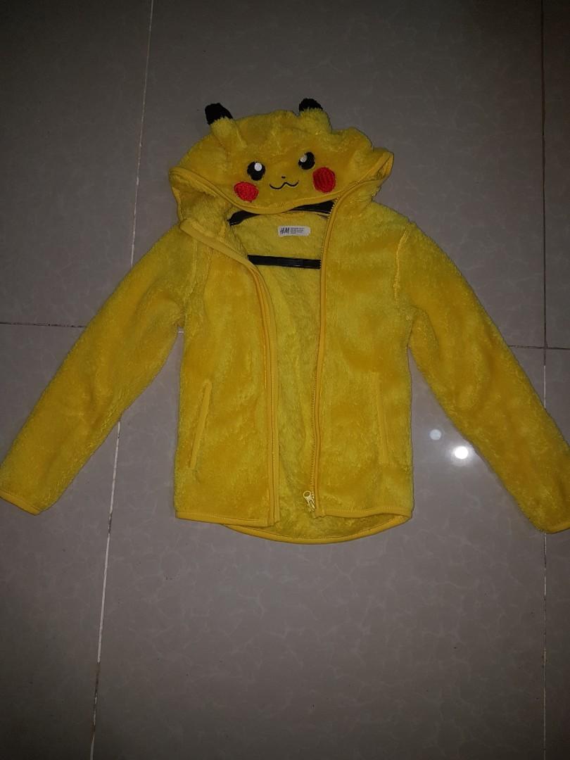 Pokemon Pikachu Hoodie H M Babies Kids Babies Kids Fashion On Carousell