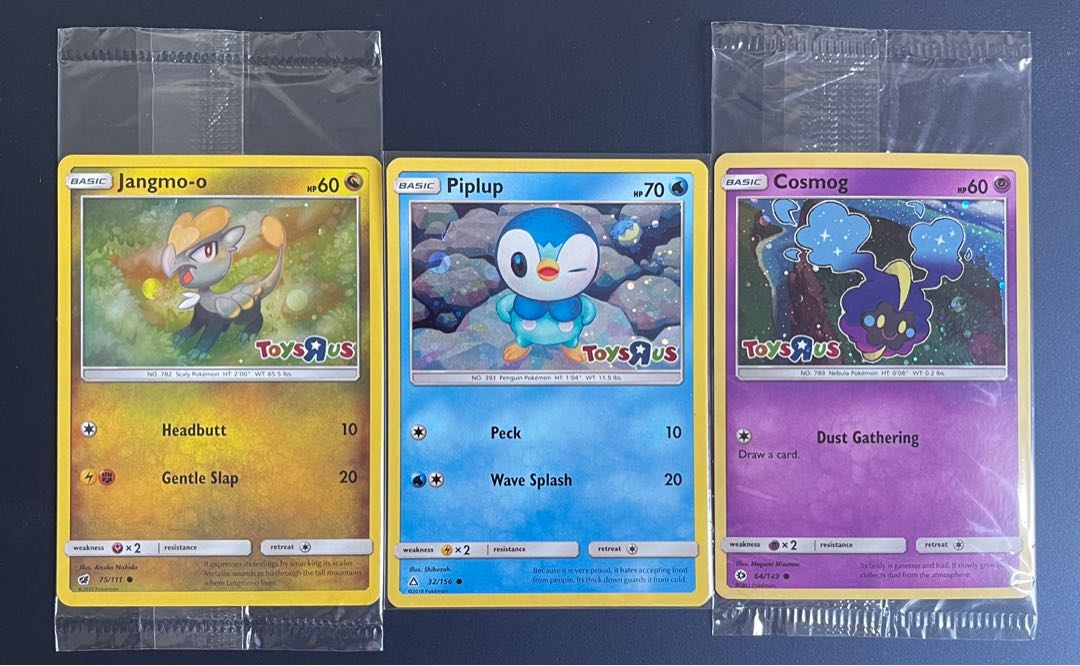 SEALED Pokemon COSMOG Card TOYS R US Promo SM SUN and MOON Set 64/149 Holo TCG 