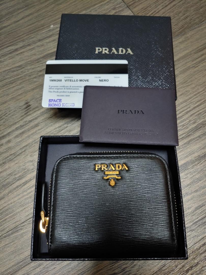Prada coin purse coins bag Card holder Wallet