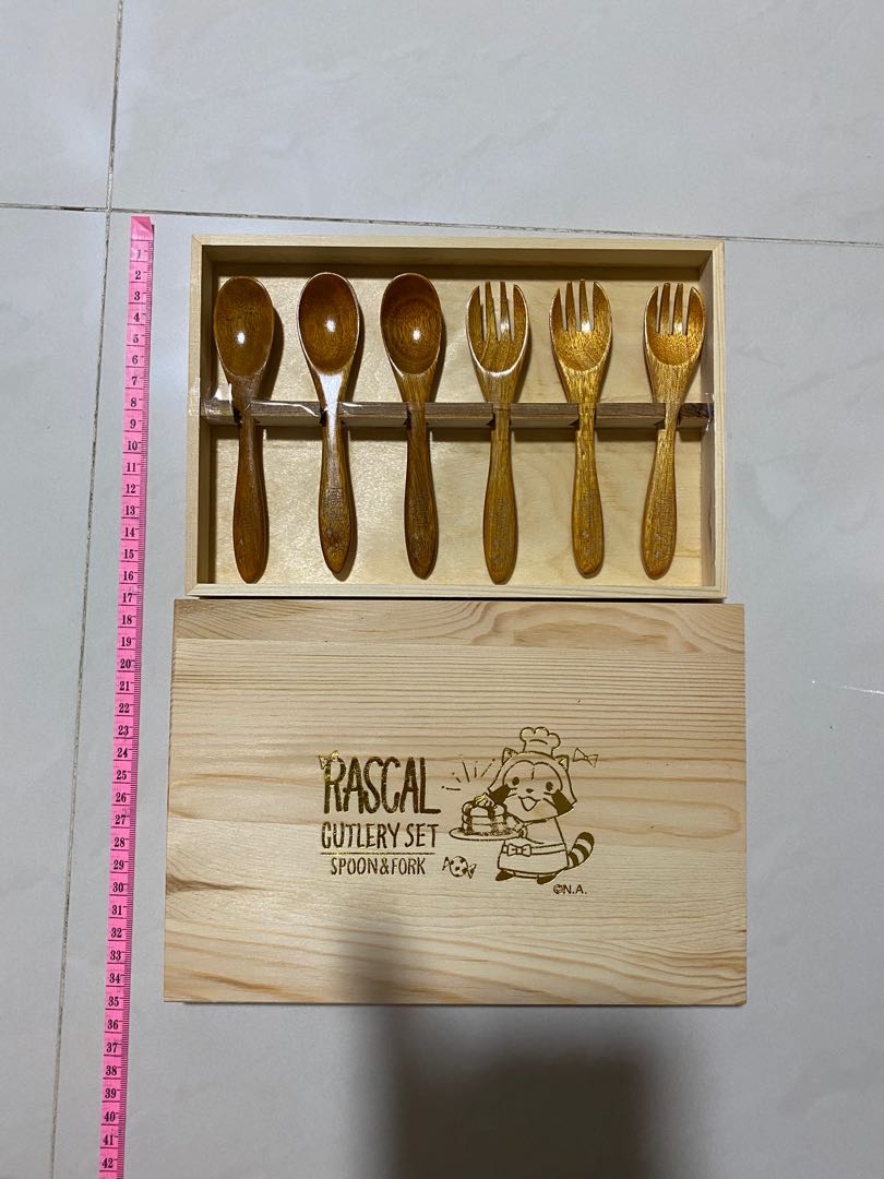 Rascal Wood Cute Cutlery, Furniture & Home Living, Kitchenware ...