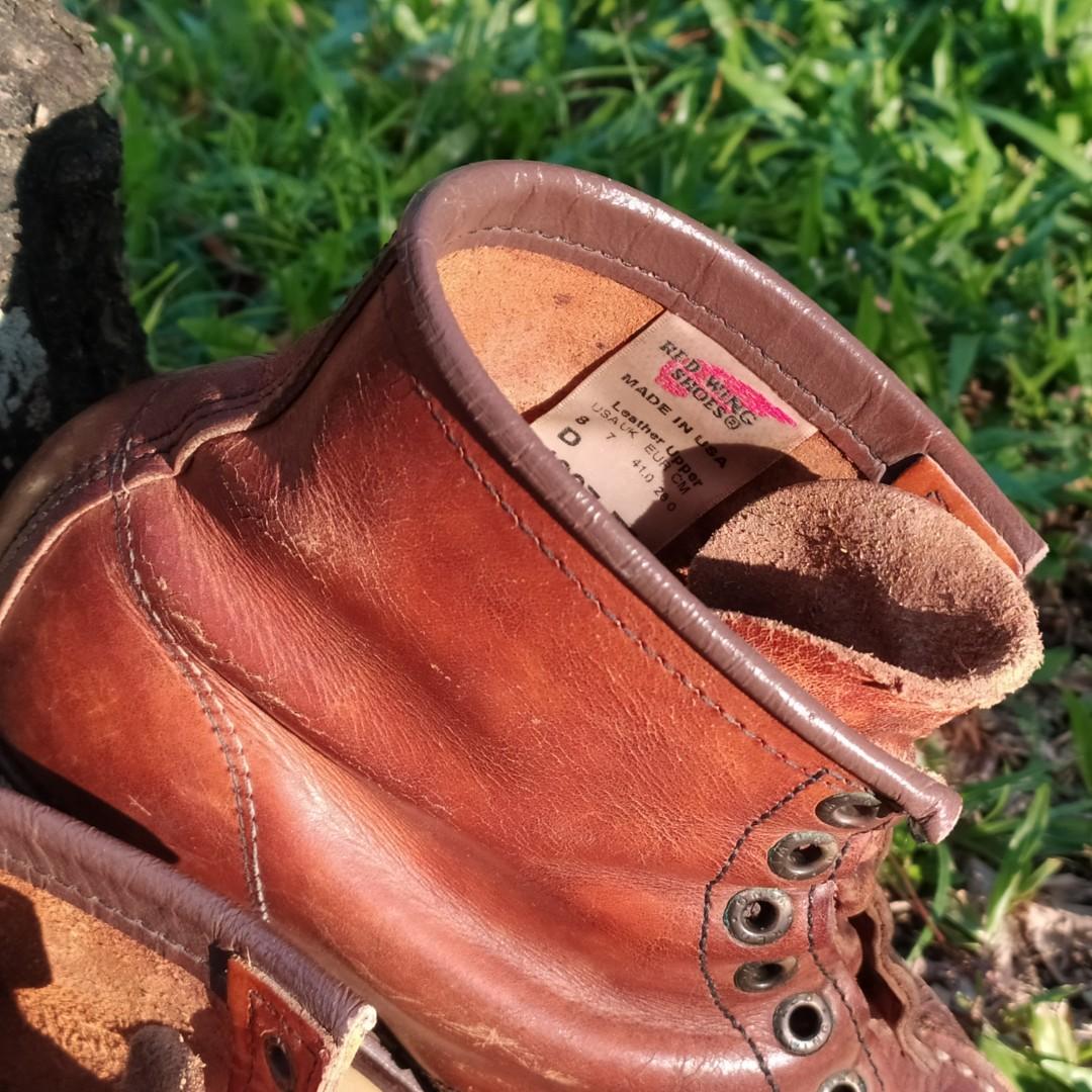 Red wing sales leather upper
