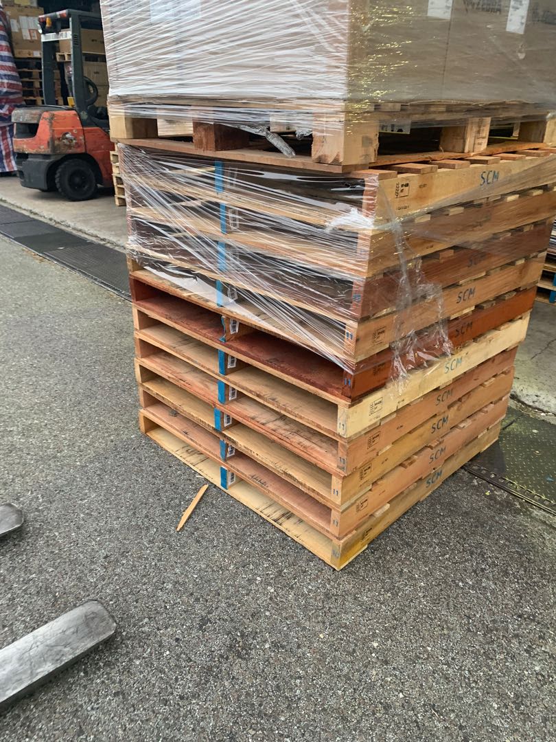Re-used SCM wooden pallets, Furniture & Home Living, Home Improvement ...