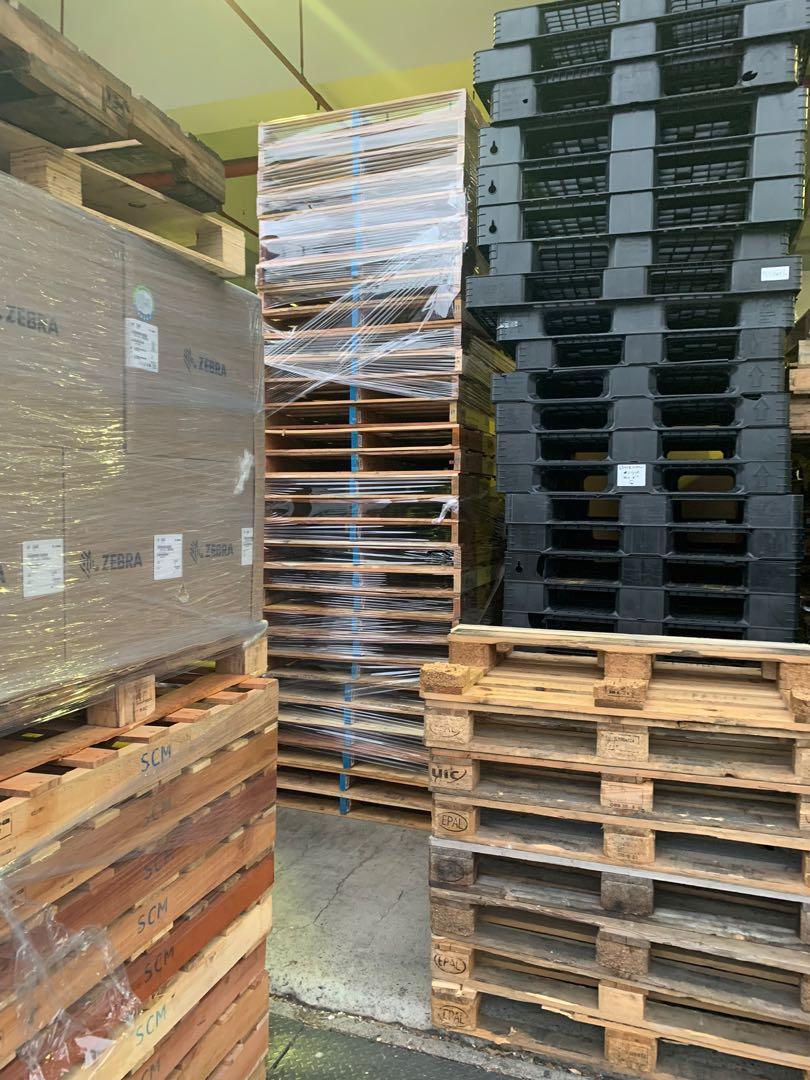 Re-used SCM wooden pallets, Furniture & Home Living, Home Improvement ...