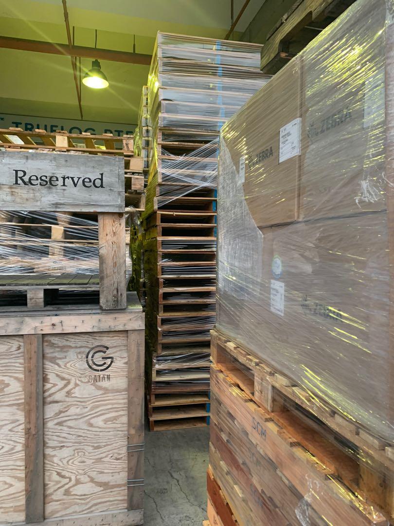 Re-used SCM wooden pallets, Furniture & Home Living, Home Improvement ...
