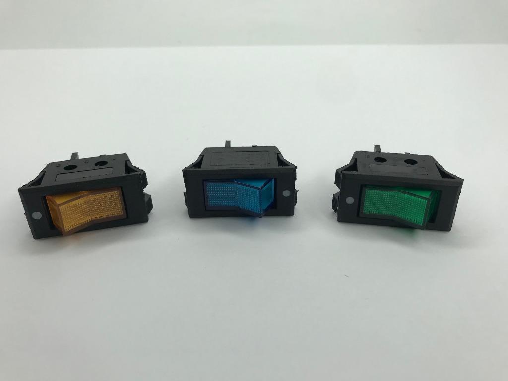 ROCKER SWITCH T-85 2-WAY ON-OFF 3-PIN, 10A 250V AC, 15A 125V AC, 10A ...