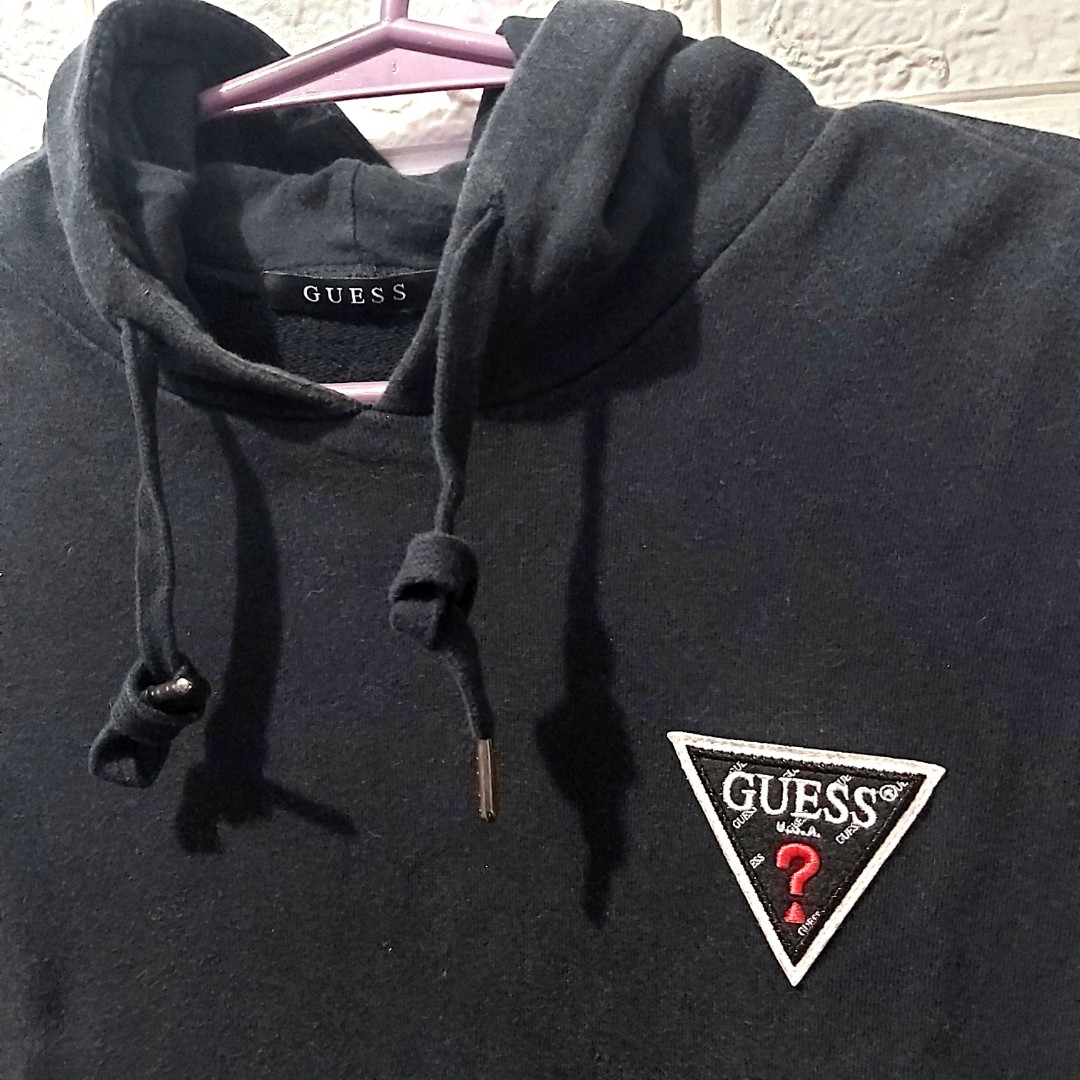 RUSH SALE! Guess hoodie (large - navy 