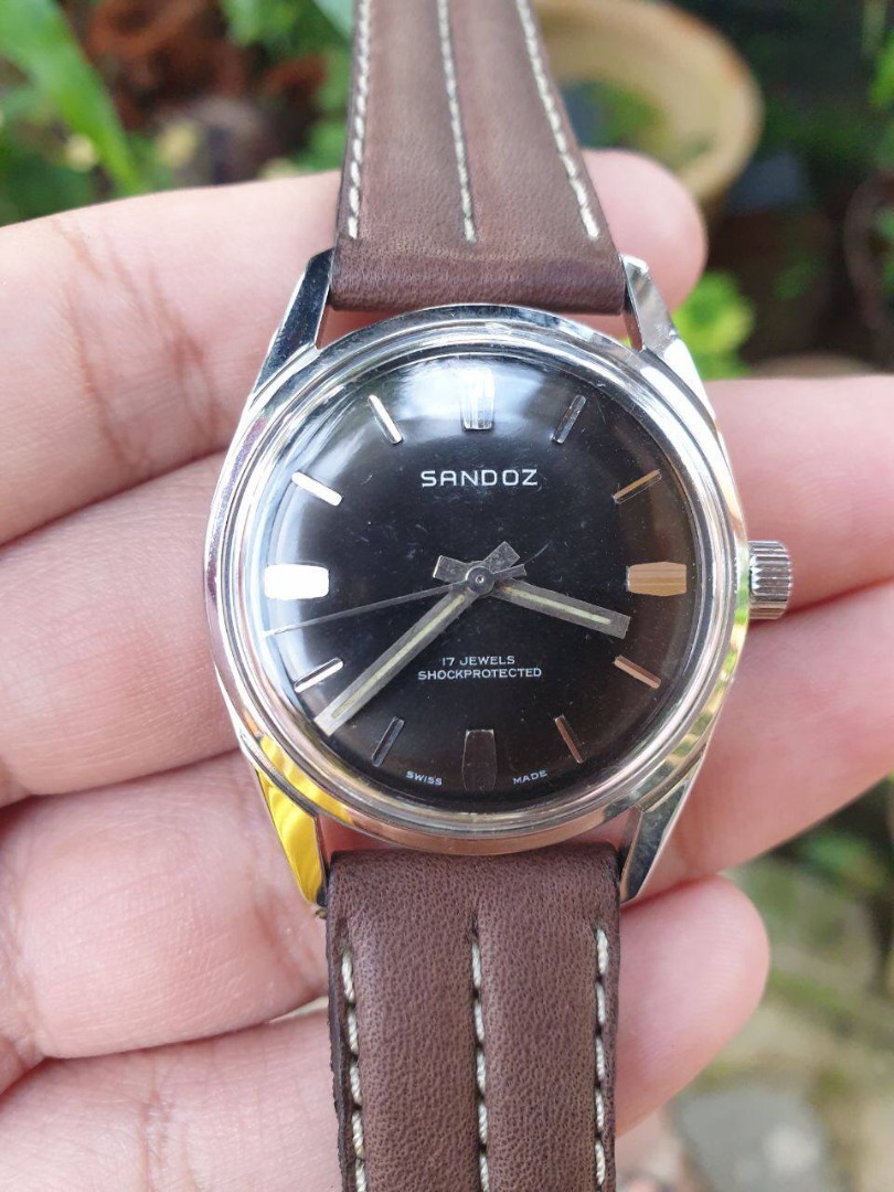 Sandoz 17 jewels best sale incabloc swiss made