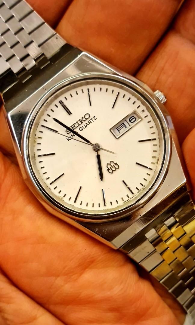 Seiko King Twin Quartz High Accuracy Quartz 9443-7000 Ultra Rare Made In  Japan, Men's Fashion, Watches & Accessories, Watches on Carousell