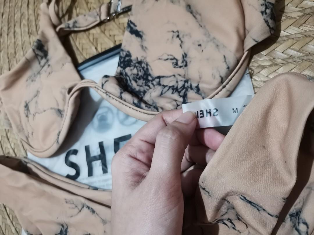 Shein underwire nude bikini, Women's Fashion, Swimwear, Bikinis