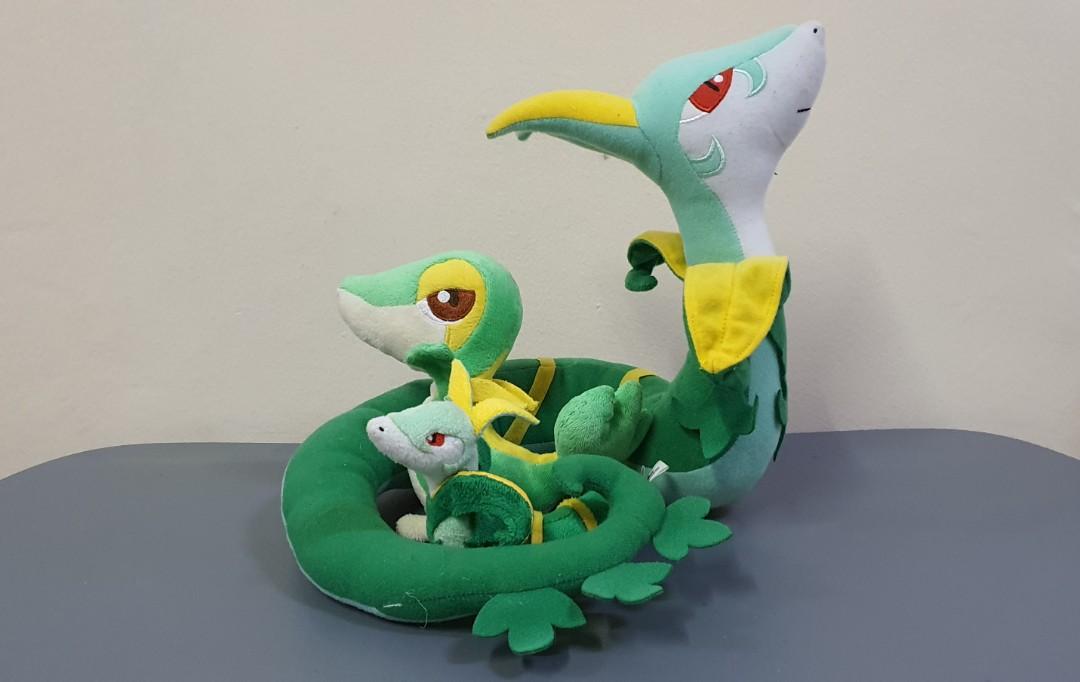 BUNDLE SET Snivy Serperior Pokemon Center and Banpresto Plush
