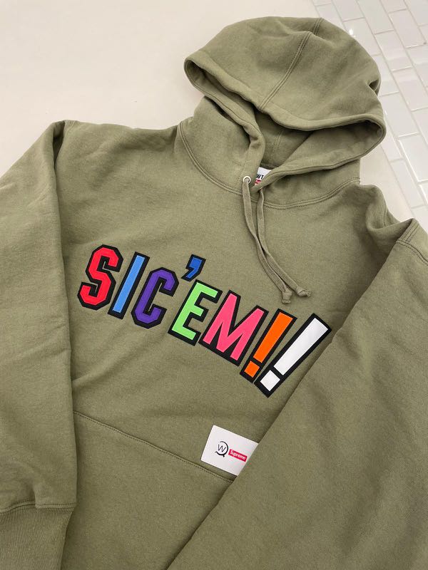 supreme wtaps Sic'em Hooded L Sweatshirt