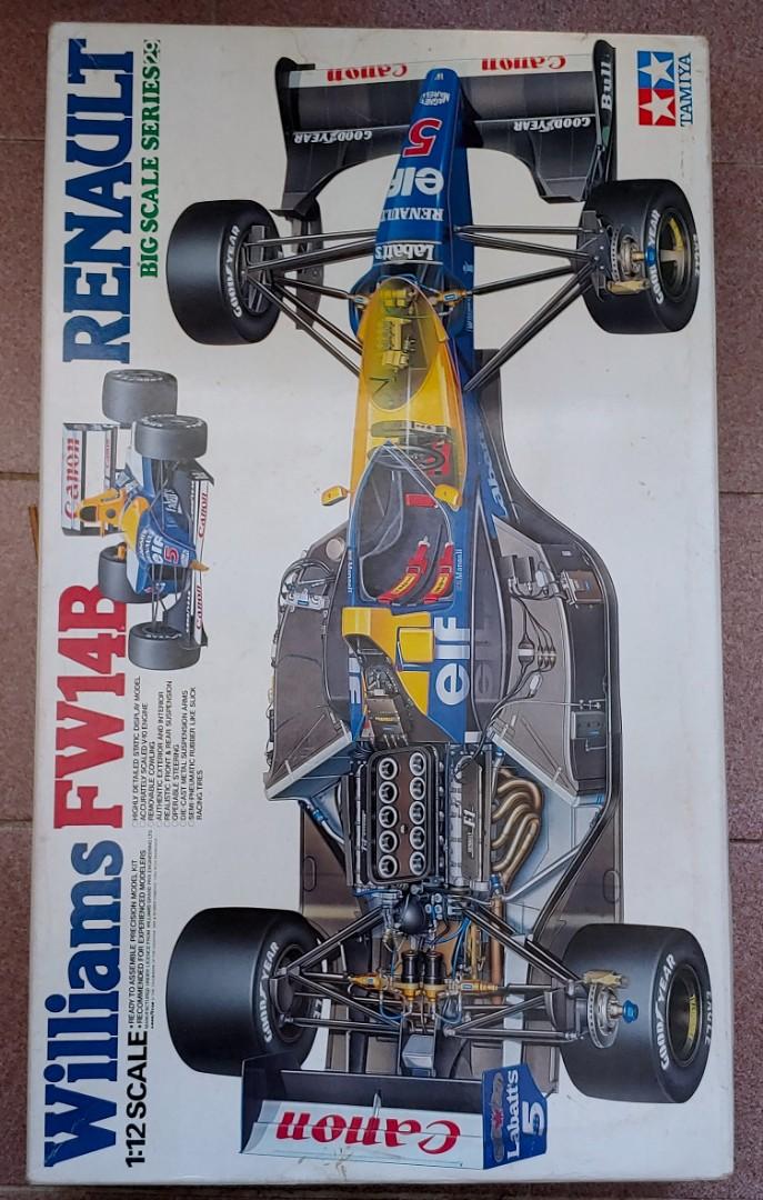 Tamiya 1/12 Williams FW14B F1 Mansell 文素方程式賽車模型n fujimi