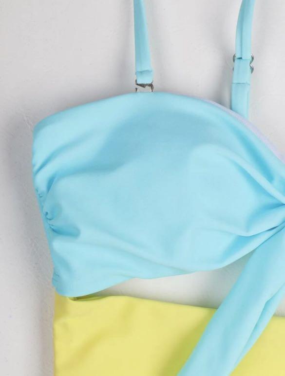 Three pastel colered one piece swimsuit (Category: Bikinis & Swimsuits) located in Paranaque City. Submitted by jayceetrends (Listing ID 1129996683, Image 3). Description: Brand new never worn can fit medium to large frame. Very sexy and unique style. I love it. Rfs: I overshopped A LOT.