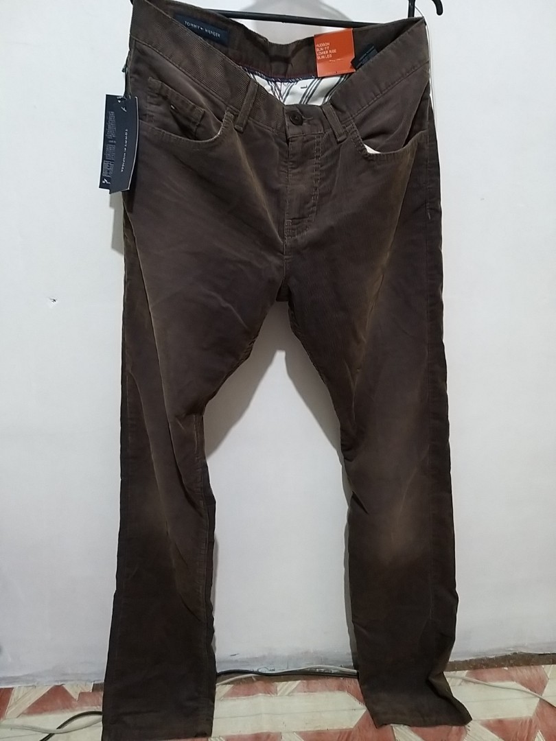 klo renovere sum Tommy Hilfiger Hudson Corduroy, Men's Fashion, Bottoms, Jeans on Carousell