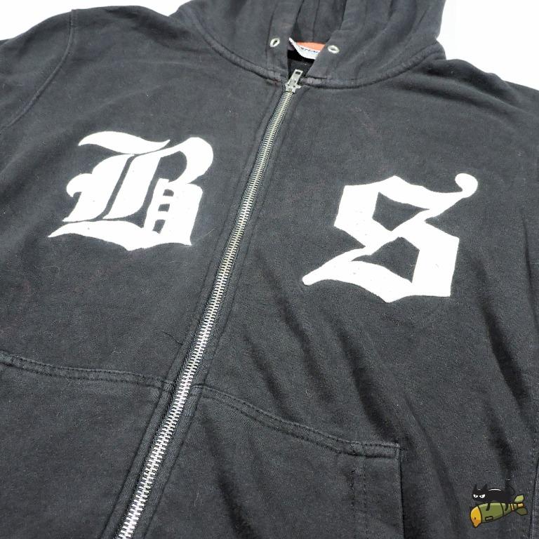 Undefeated The Bad Sports Zip Hoodie Fesyen Pria Pakaian