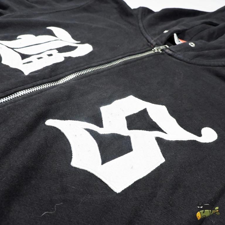 Undefeated The Bad Sports Zip Hoodie Fesyen Pria Pakaian