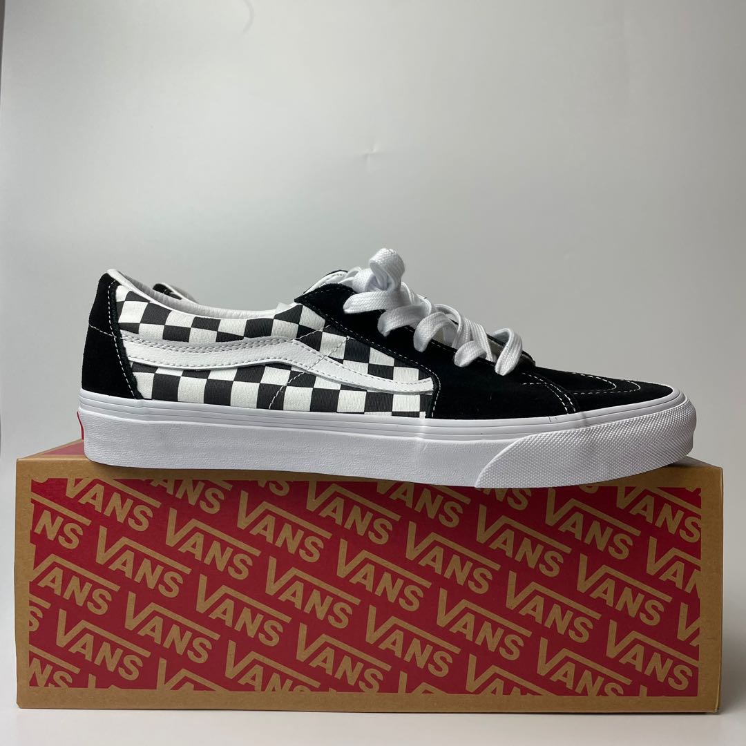 VANS SK8LOW CHECKERBOARD, Men's Fashion, Footwear, Sneakers on Carousell