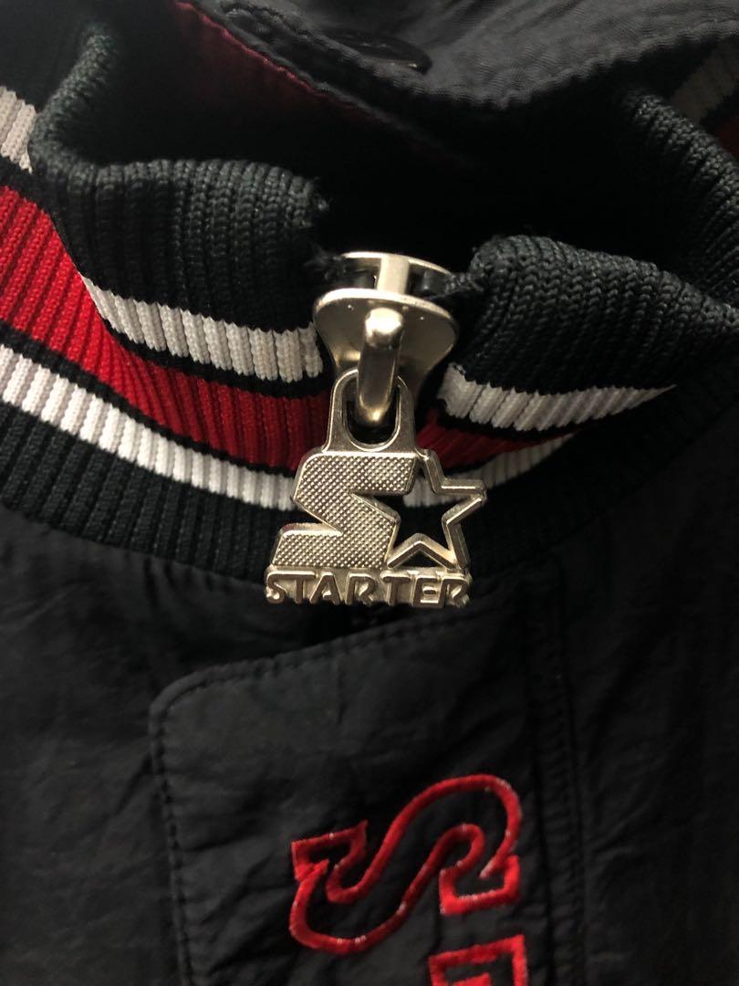 Starter chicago online bulls pullover jacket