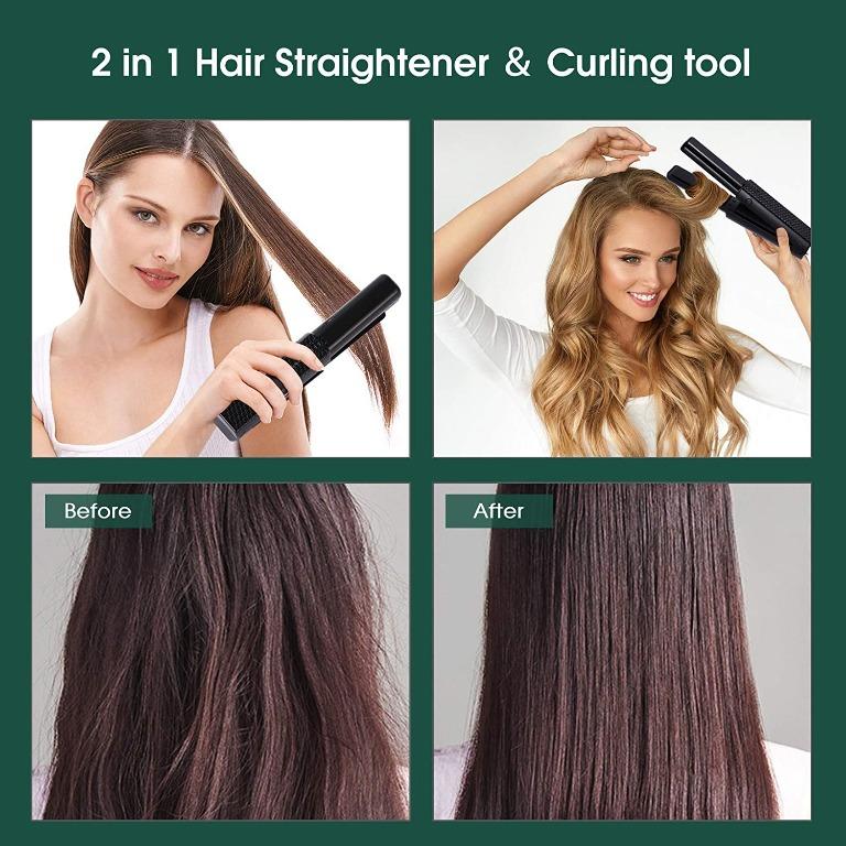JB229 WANNABE Cordless Hair Straightener,Type-C Rechargeable Flat Iron ...