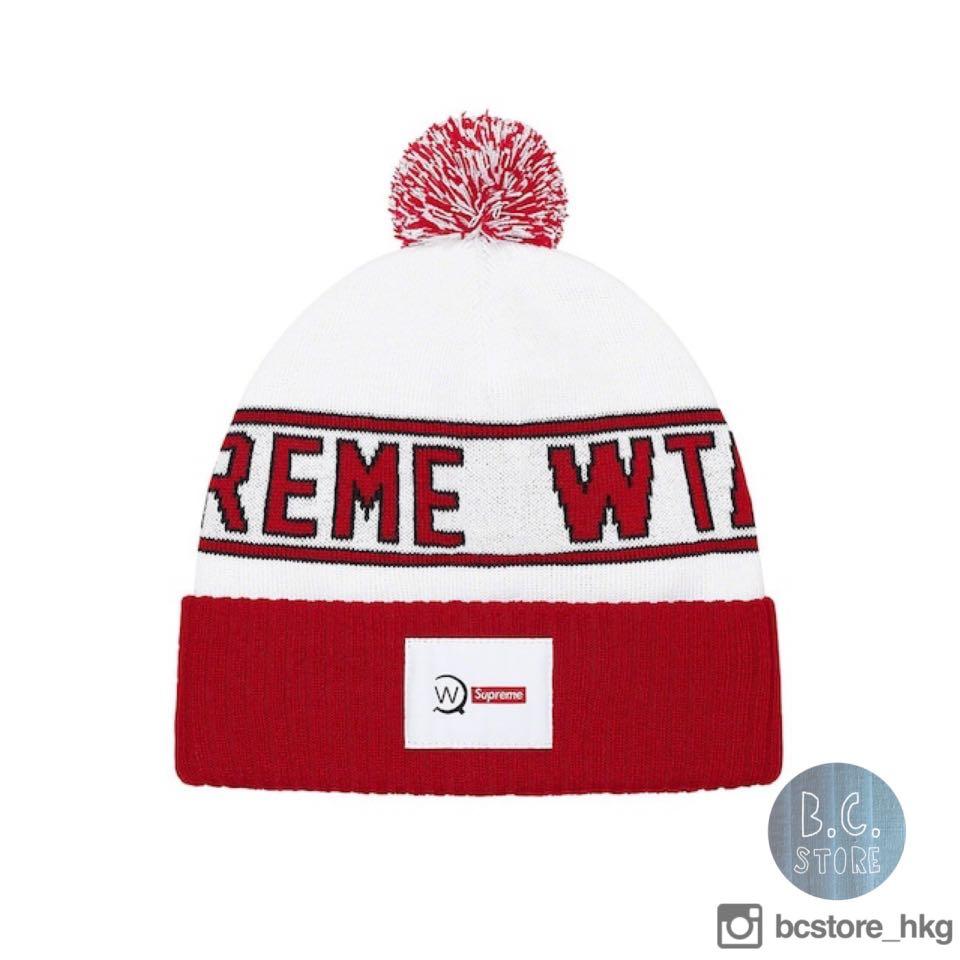 WTAPS SUPREME BEANIE 21AW, 男裝, 手錶及配件, 冷帽- Carousell