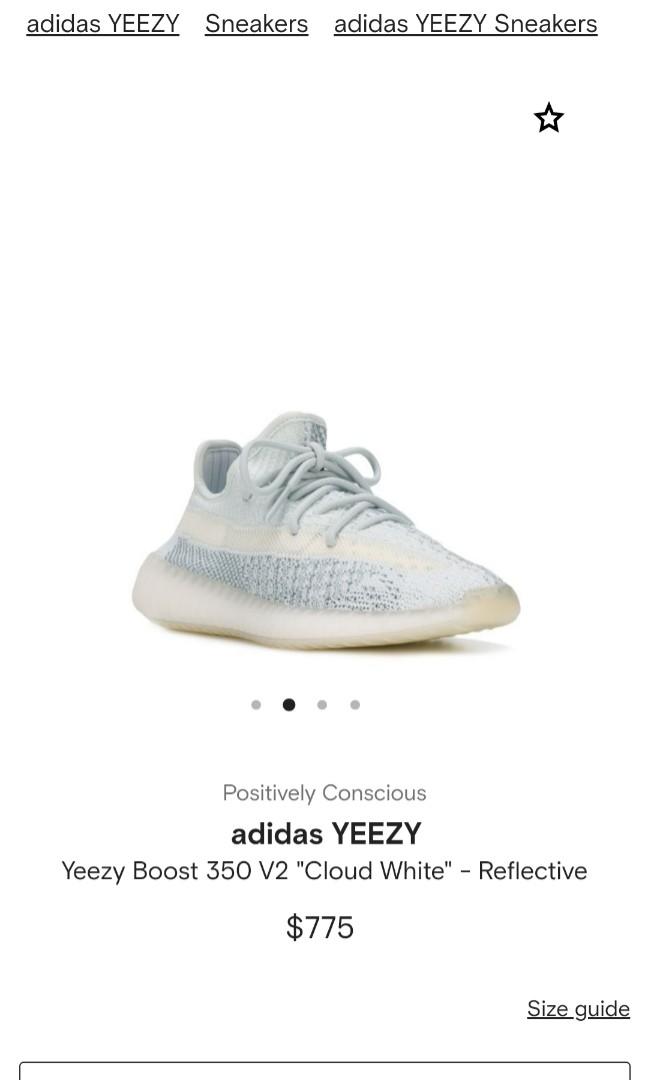 Yeezy 350 Cloud White, Men's Fashion, Footwear, Sneakers on Carousell