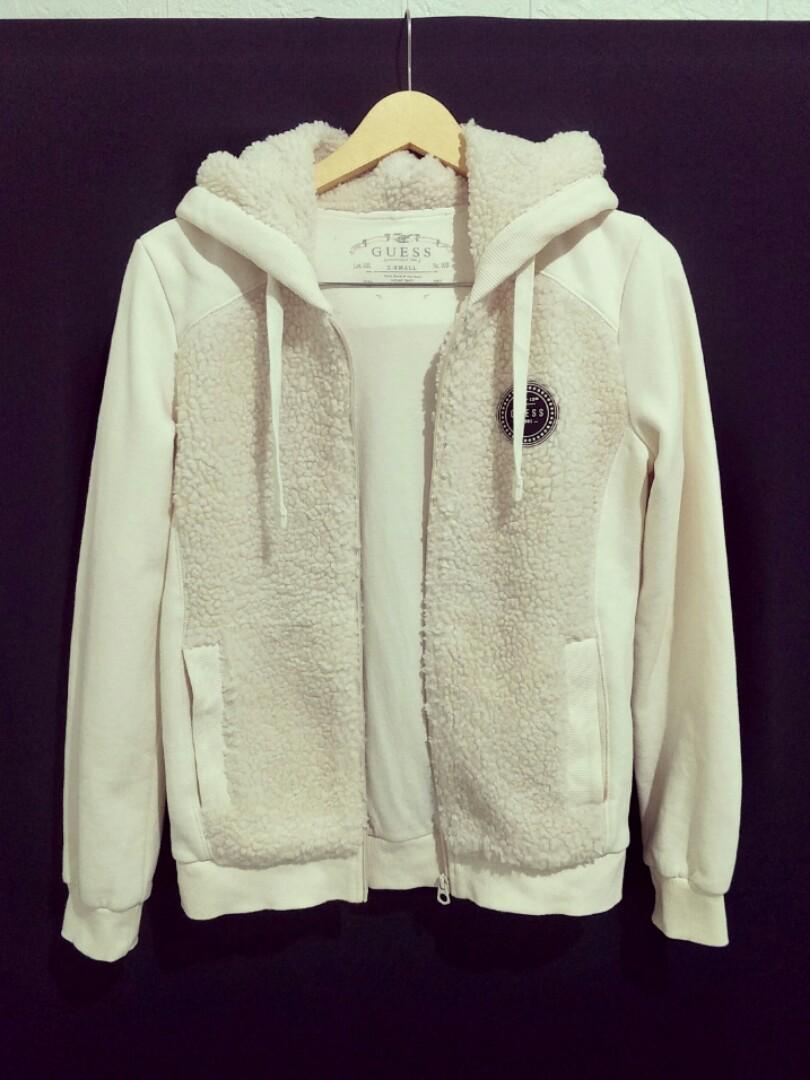 Guess sherpa hoodie 2025