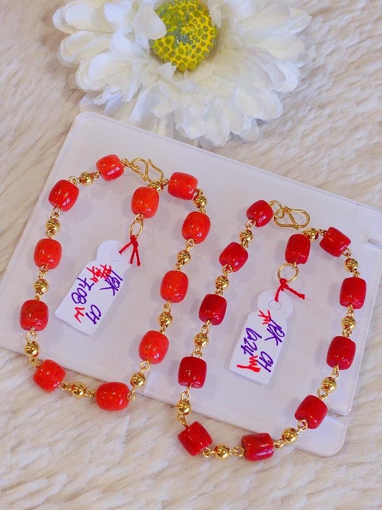 Chinese coral bracelet clearance