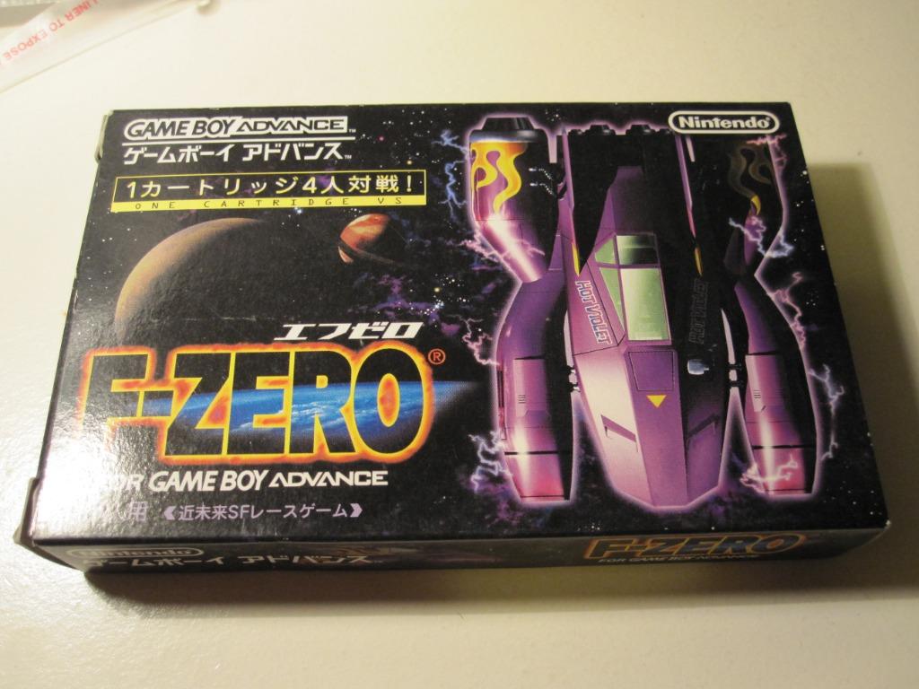 只得個盒和說明書] GAMEBOY ADVANCE GBA F-ZERO 日本原裝, 電子遊戲