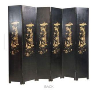 ⭐️ HAND PAINTED Just Anthony’s Screens with Gold Leaf Background