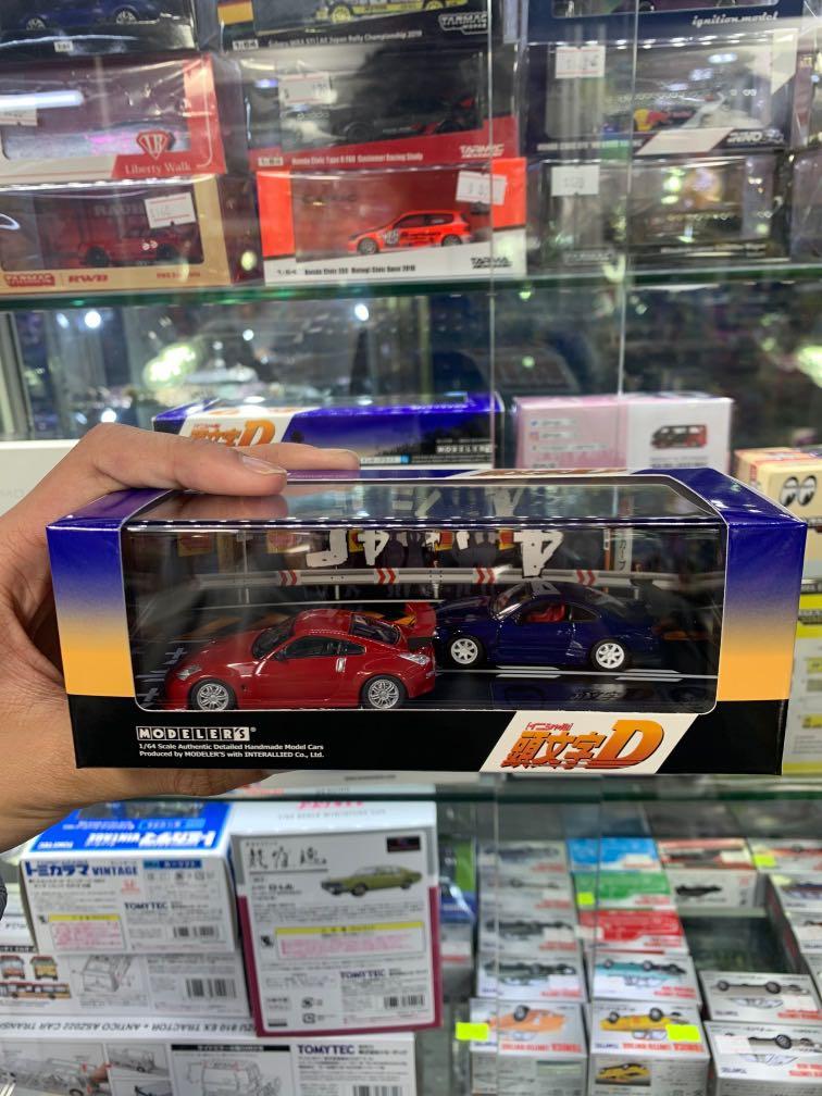 最新現貨 Hi Story Modeler S 1 64 Initial D 頭文字d Nissan Fairlady Z Z33 Nissan Silvia S15 場景 池田竜次vs 奧山広也 興趣及遊戲 玩具 遊戲類
