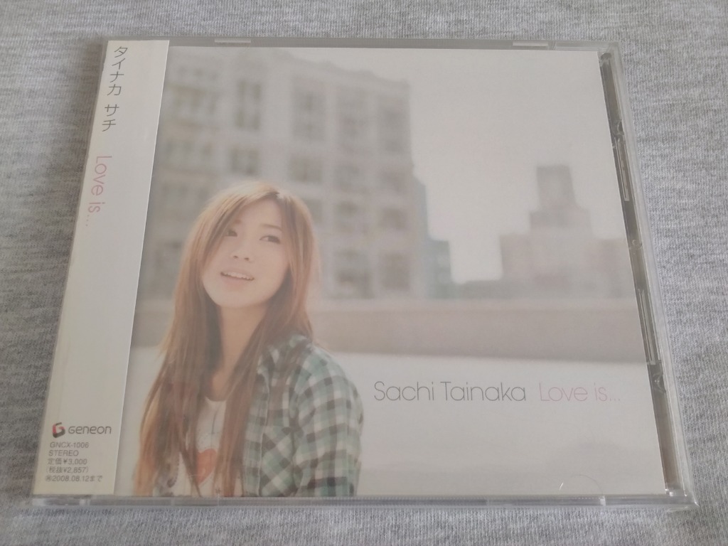 1860円 ランキング22 新品未開封cd タイナカサチ ｌｏｖｅ ｉｓ Gncx1006
